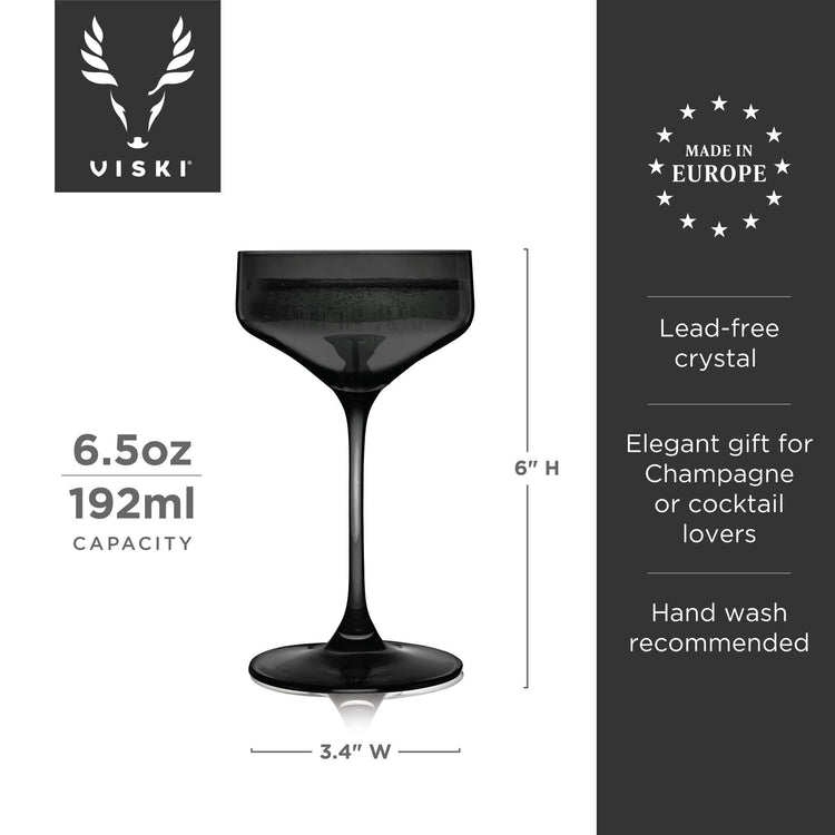 Set (2) Smoke Glasses