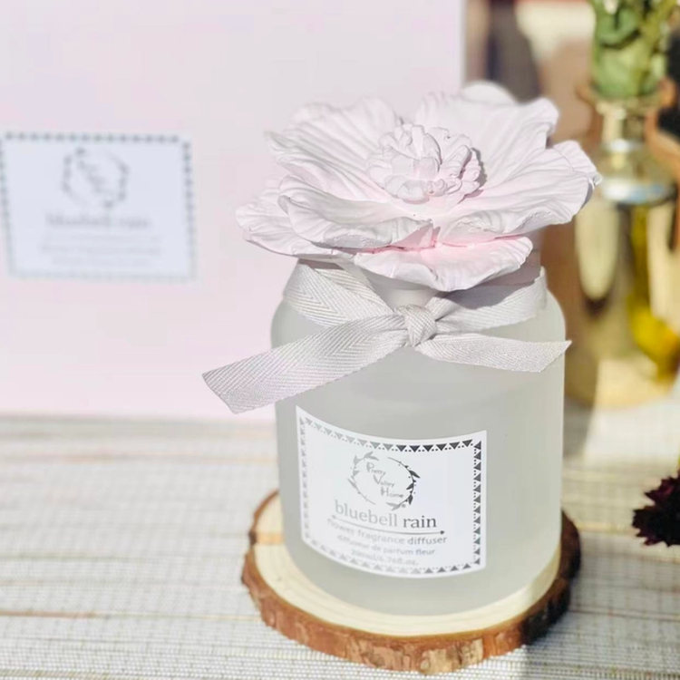 White Jasmine-Green Diffuser Set