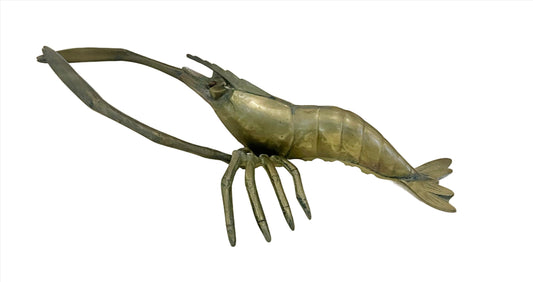 Vintage Brass Shrimp