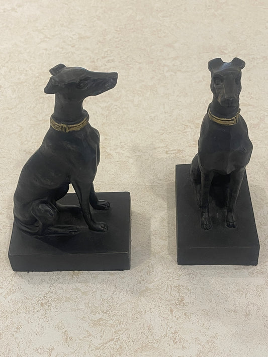 Vintage Greyhound Bookends