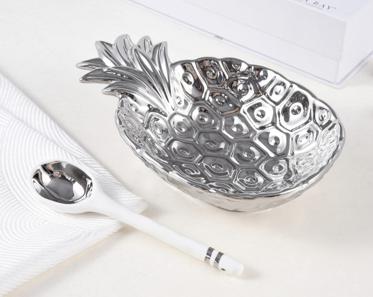 The Silver Pineapple Bowl Set