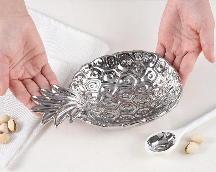 The Silver Pineapple Bowl Set