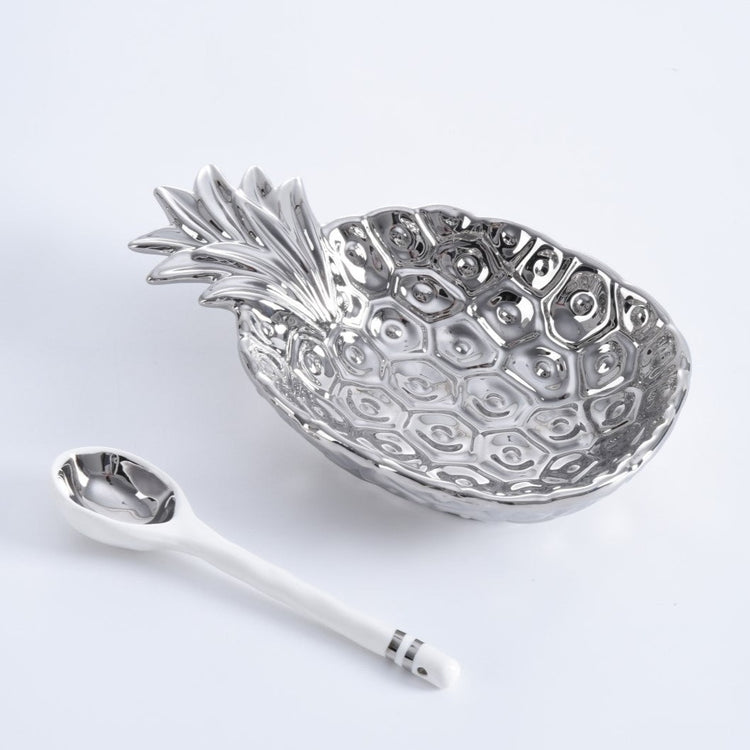 The Silver Pineapple Bowl Set