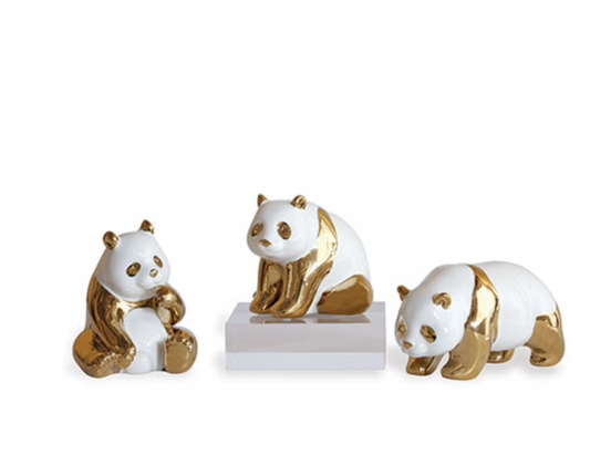 Playful Pandas (Set of 3)