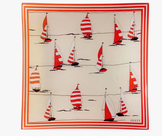 Gucci Sailboat Tray 12'x12'