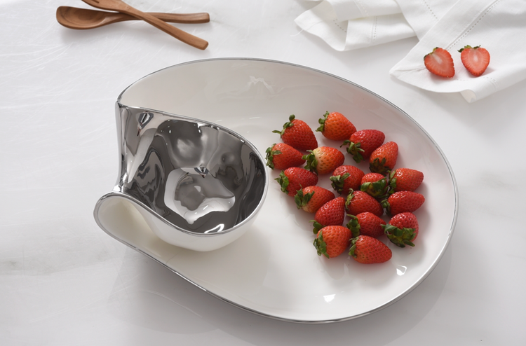 Silver Modern Chip and Dip (Copy)