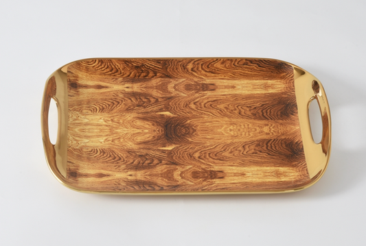 Wood Grain Tray