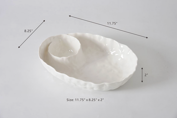 Oval Chip & Dip