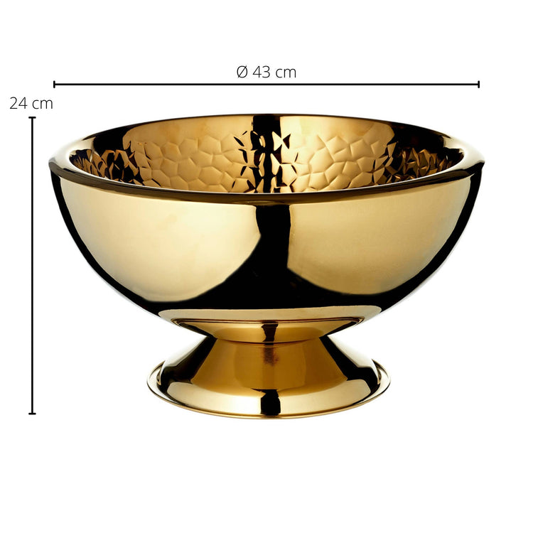 Crocodile Finish Gold Lux Bottle Chiller