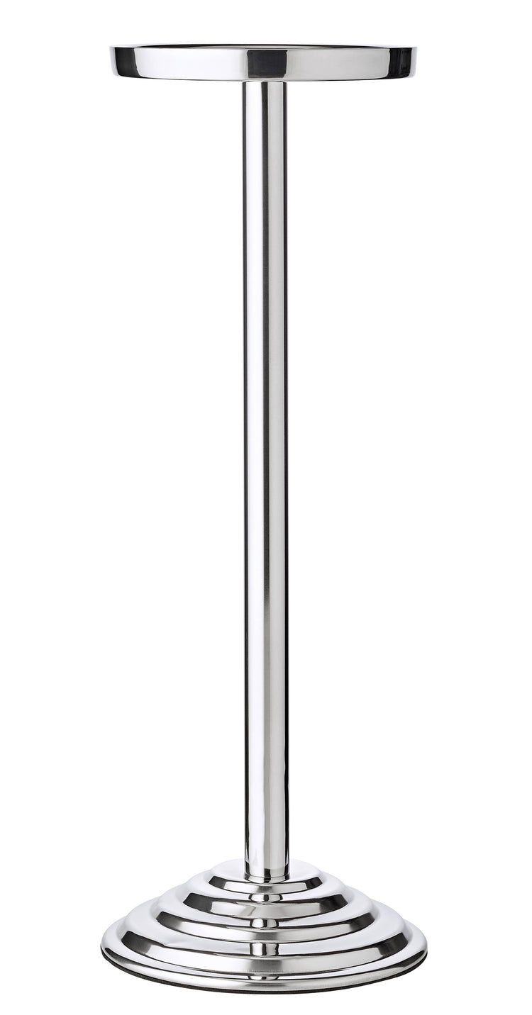 Silver Hammered Champagne Bucket With Stand