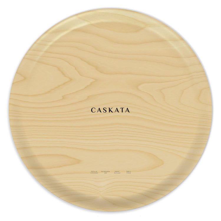 Horseshoe Crab Large Round Birchwood Tray