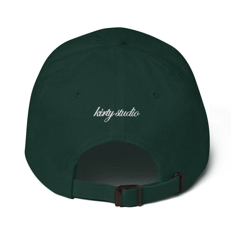 'Caviar Bump' Dad Hat: Black Sturgeon