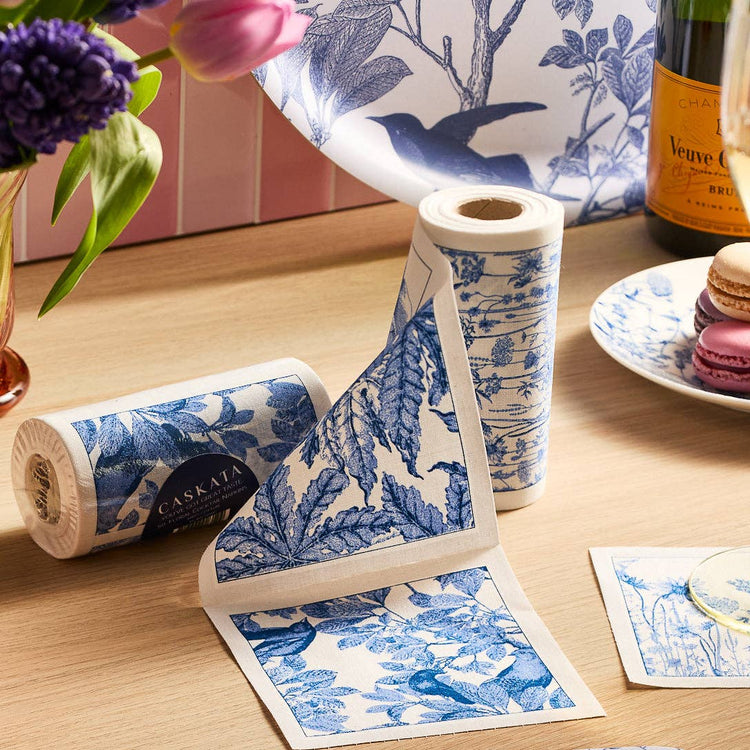 Botanicals Cocktail Napkin Roll: Single