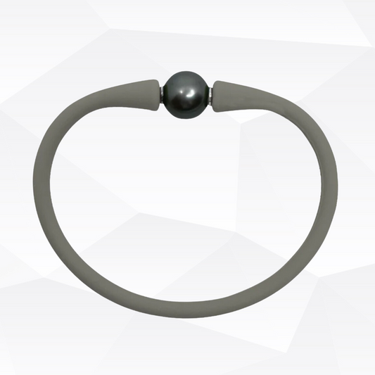 Gray/Black Pearl Bracelet