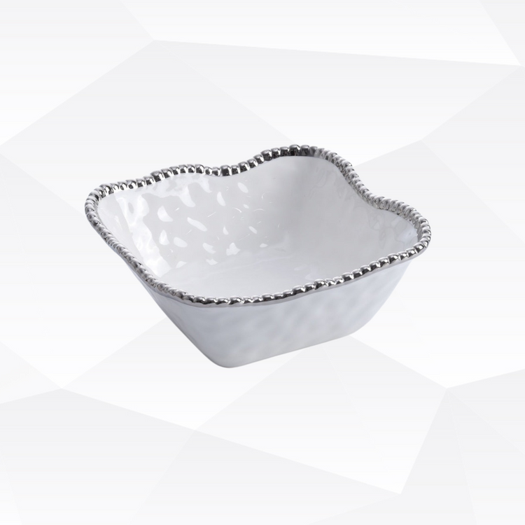 Extra Large Bowl - White/Silver