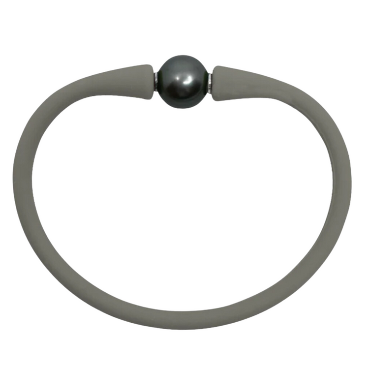 Gray/Black Pearl Bracelet