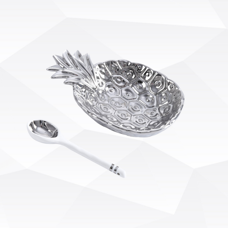 The Silver Pineapple Bowl Set